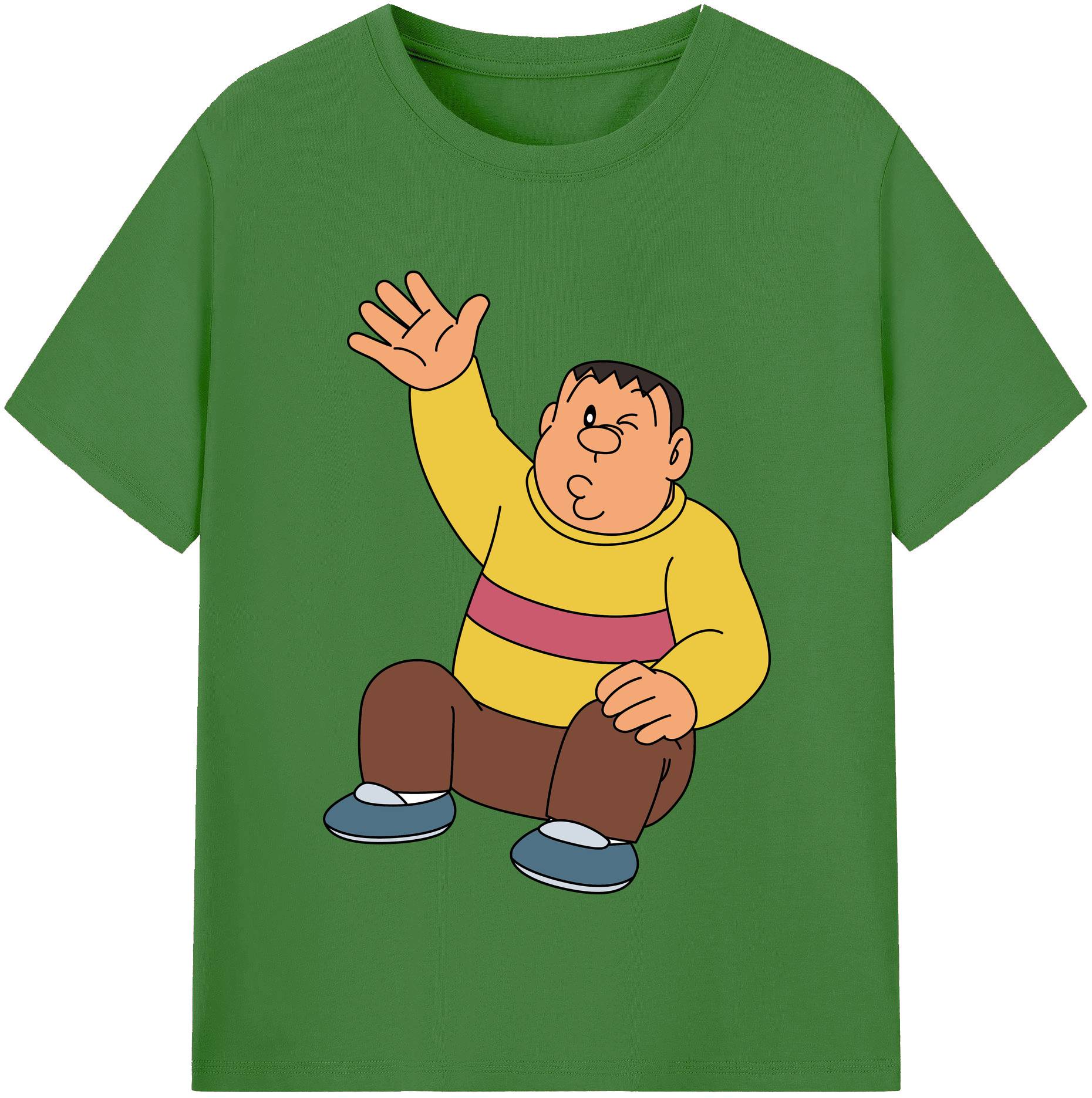 （画像用） ドラえもん 剛田武 Doraemon Gouta Takeshi レディースカジュアルプリントTシャツ（綿100％）